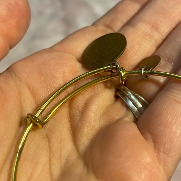 Nurse RN Gold-tone Adjustable Bangle Bracelet - Picture 3 of 3